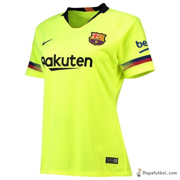 Camiseta Barcelona Replica Segunda Ropa Mujer 2018/19 Verde